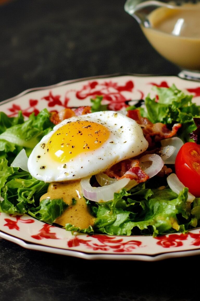 Crispy Julia Child Salad Lyonnaise Recipe