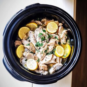 Juicy Slow Cooker Greek Chicken Recipe