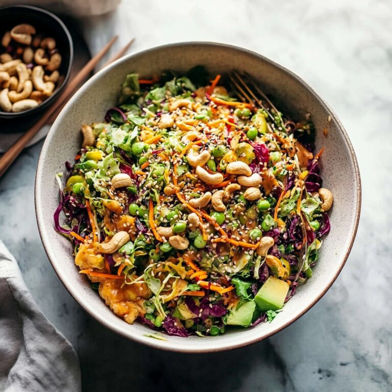 Cashew Crunch Salad with Sesame Dressing Recipe