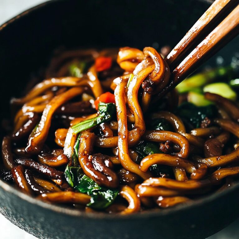 Black Pepper Stir Fried Udon Recipe