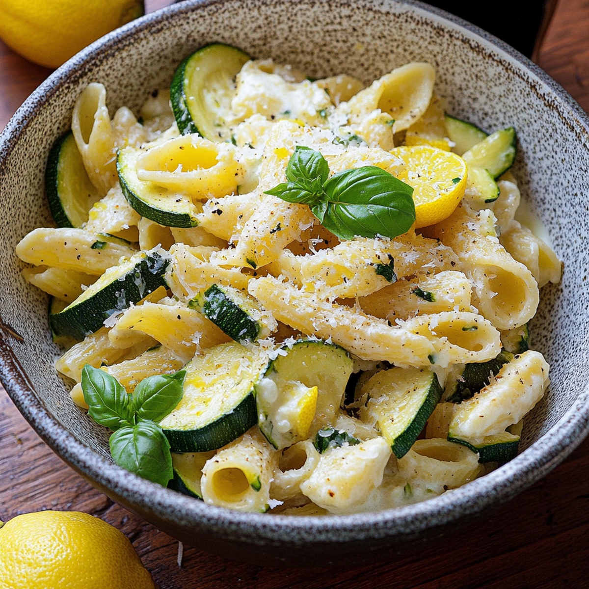 Lemon Ricotta Zucchini Pasta Recipe