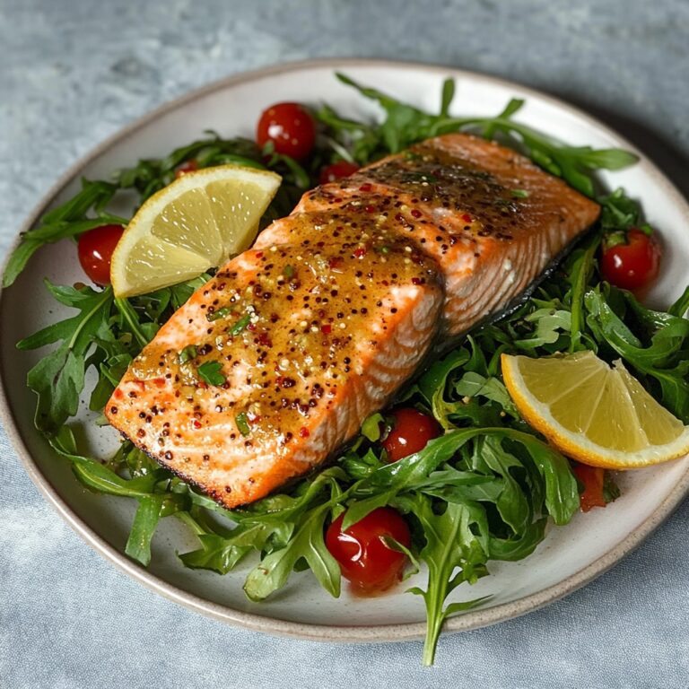 Crispy Maple Mustard Salmon Recipe