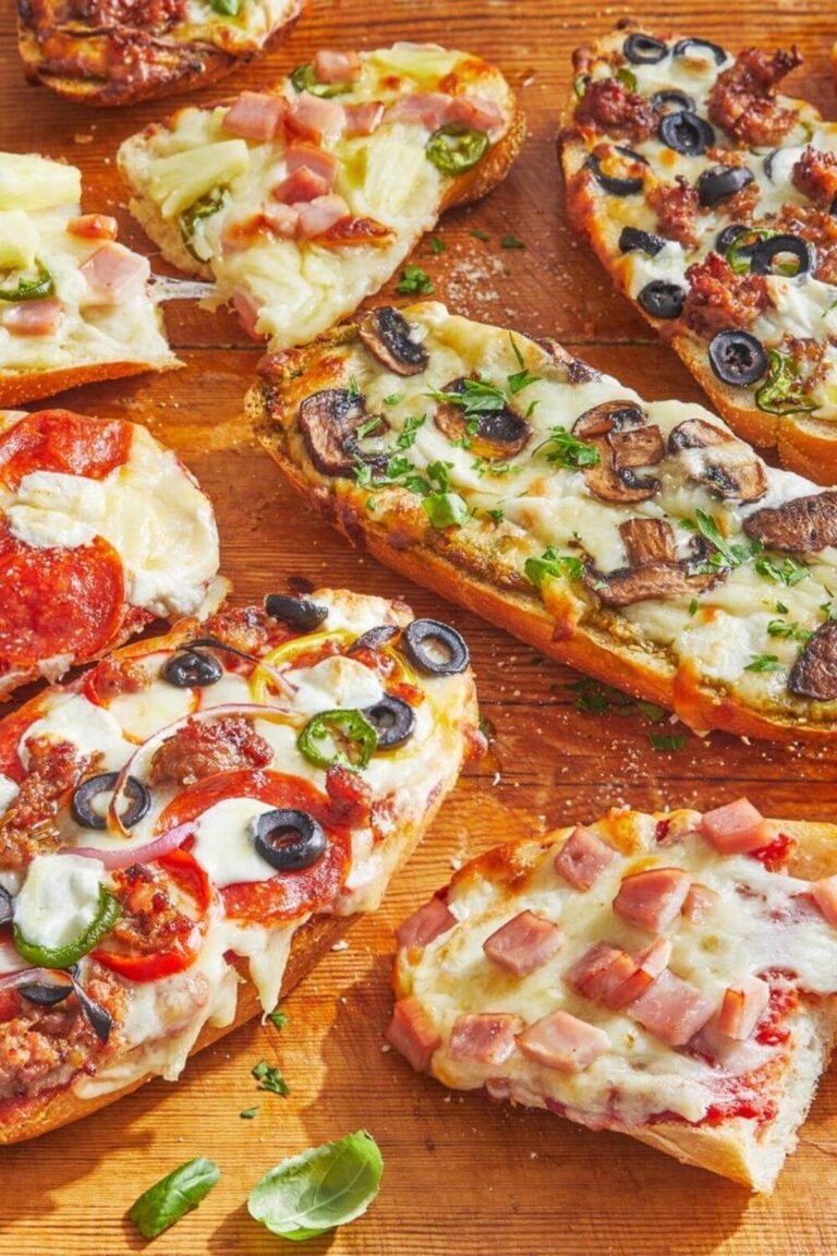 Cheesy Pioneer Woman French Bread Pizza Recipe