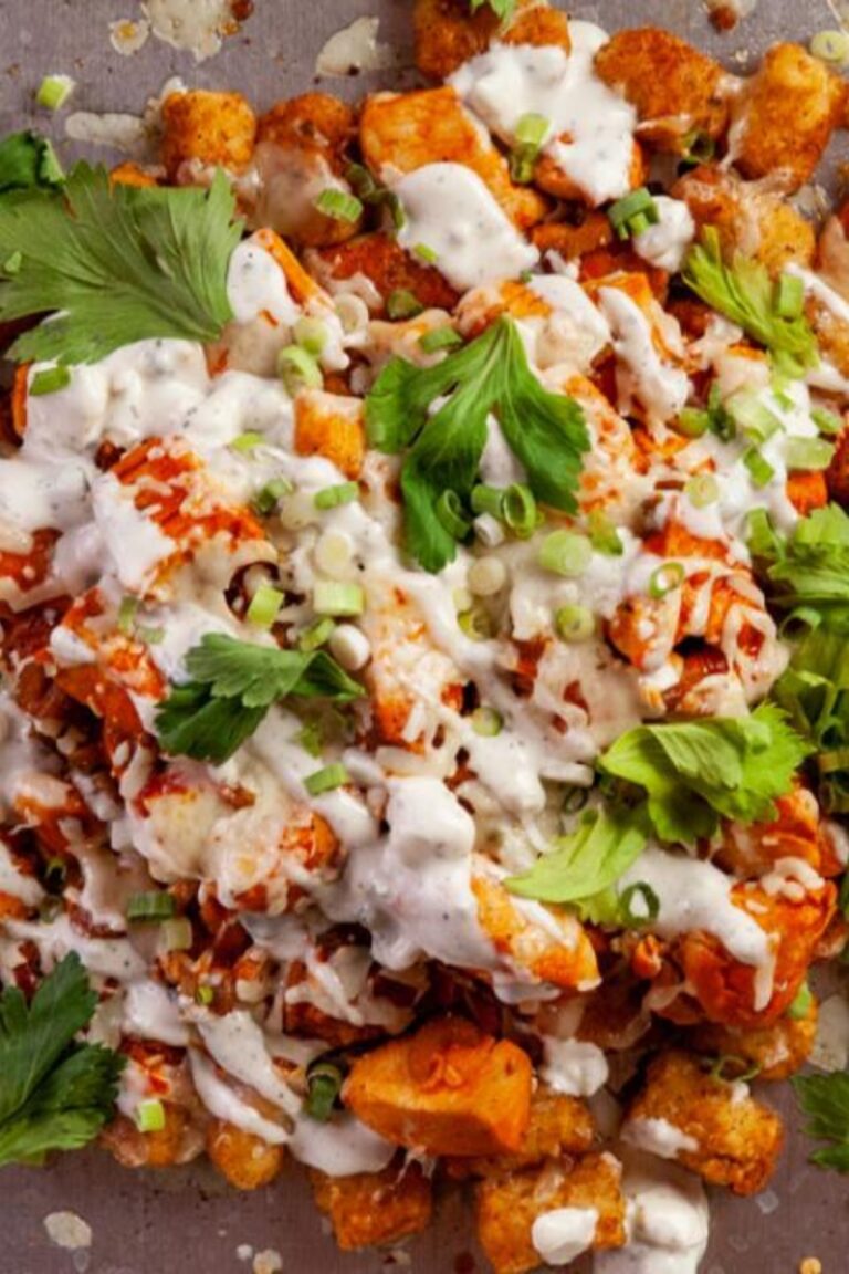 Sizzling Pioneer Woman Buffalo Chicken Tater Tot Casserole Recipe