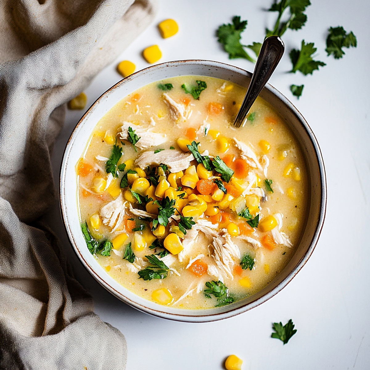 Hearty Slow Cooker Chicken and Corn Soup Recipe