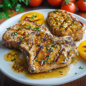 Honey Mustard Grilled Pork Chops Recipe
