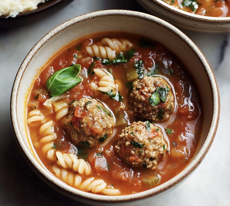 Italian Meatball Soup Recipe