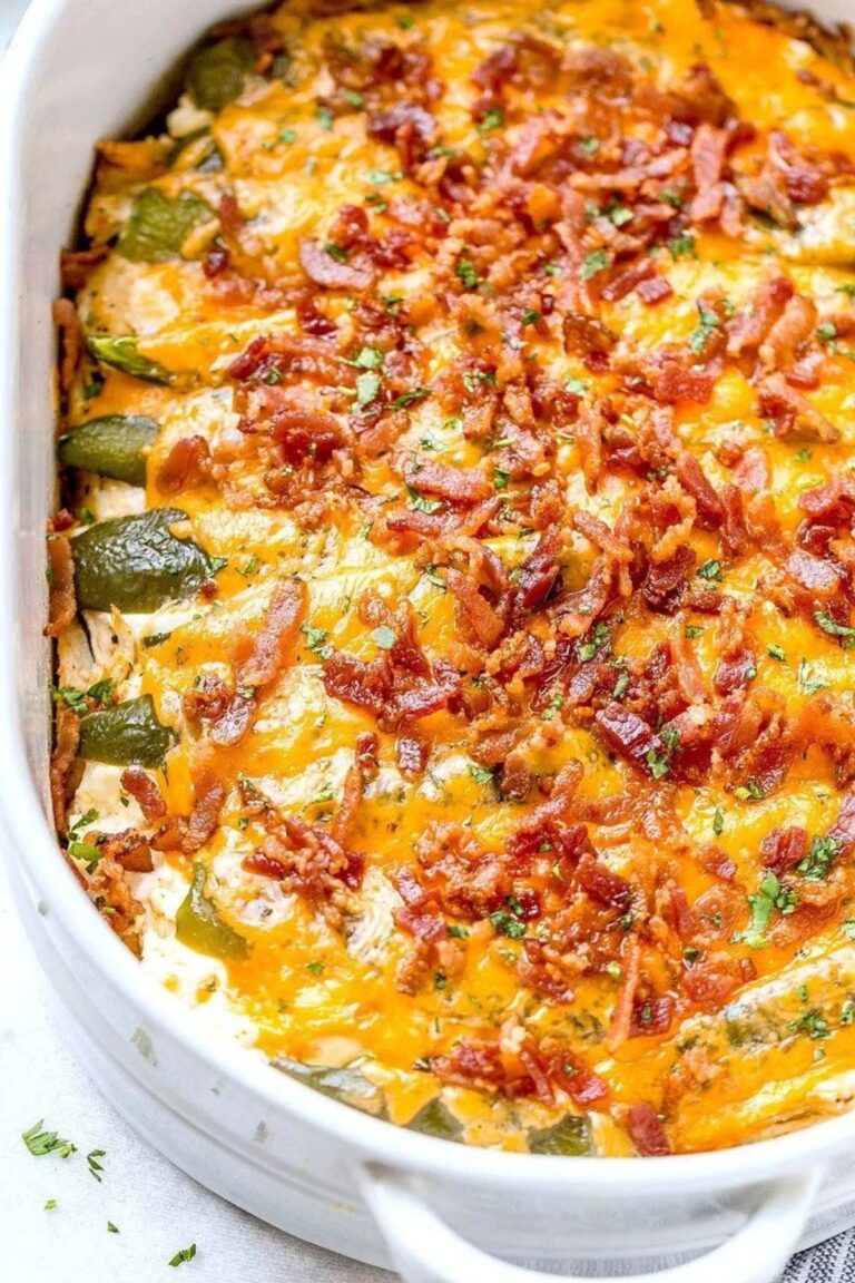 Spicy Pioneer Woman Jalapeno Popper Chicken Casserole Recipe