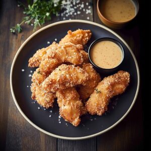 Crispy Baked Chicken Goujons Recipe
