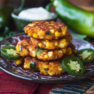 Jalapeno Popper Corn Fritters Recipe