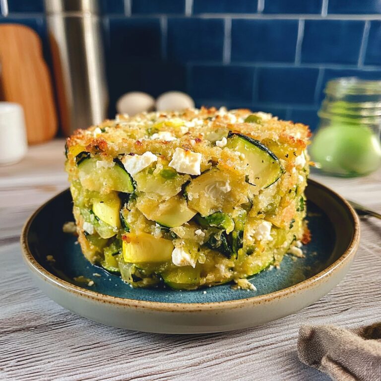 Baked Zucchini, Spinach, and Feta Casserole Recipe