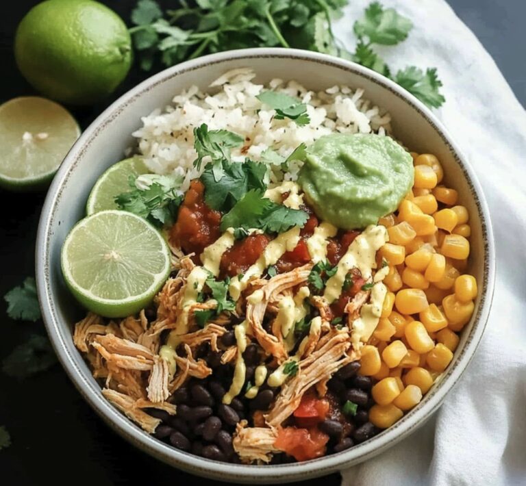 Slow Cooker Chicken Burrito Bowl Recipe