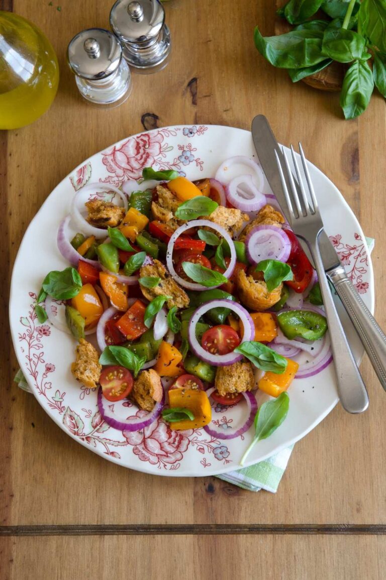 Rustic Jamie Oliver Panzanella Salad Recipe