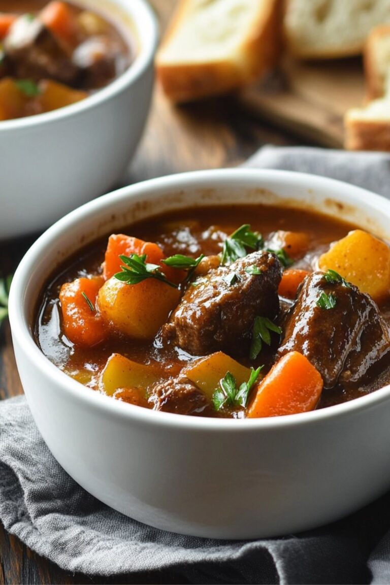 Hearty Julia Child Beef Meat Stew Recipe