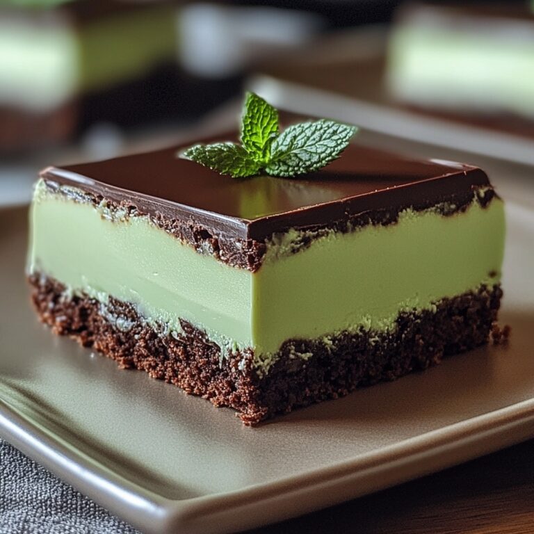 No-Bake Mint Chocolate Slice Recipe