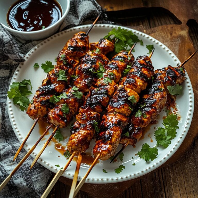 Honey Chipotle Grilled Chicken Skewers Recipe
