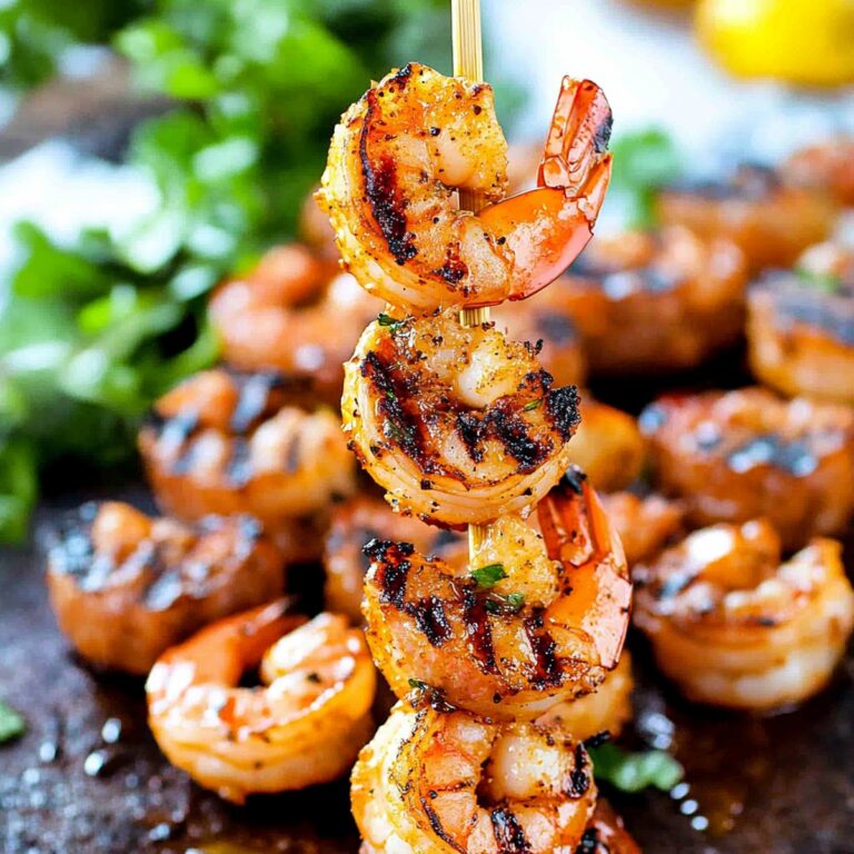 Sausage & Grilled Shrimp Kabobs Recipe