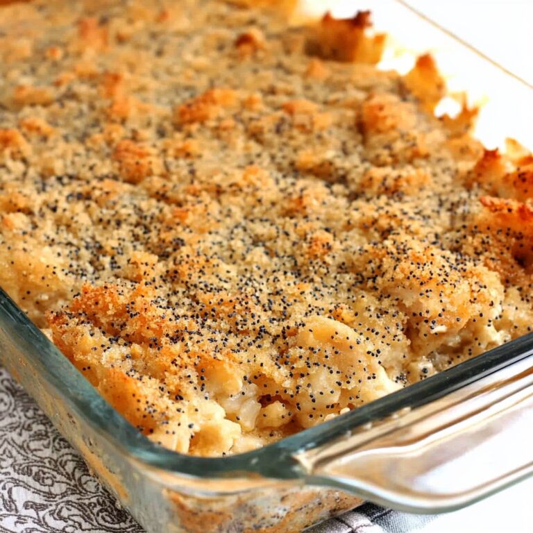 Poppy Seed Chicken Casserole Recipe