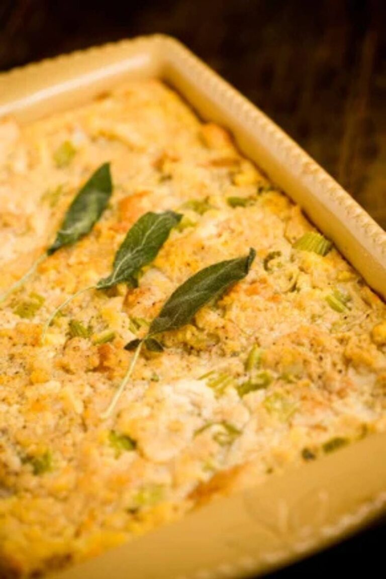 Buttery Southern Cornbread Stuffing Recipe
