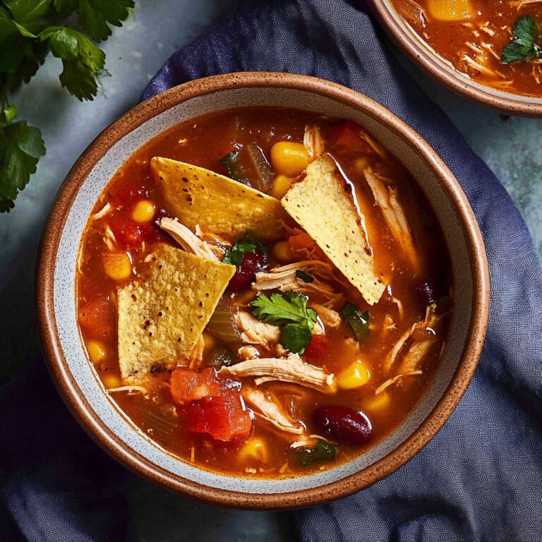 Slow Cooker Chicken Tortilla Soup Recipe