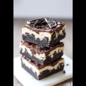 Decadent Cream Cheese Oreo Brownies Recipe