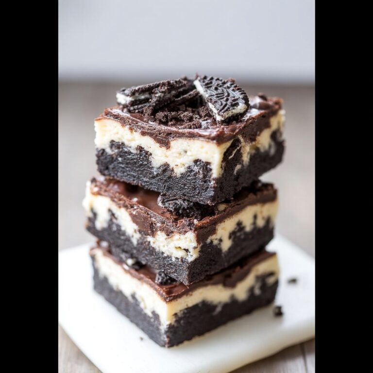 Decadent Cream Cheese Oreo Brownies Recipe