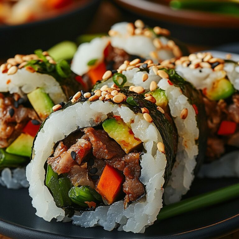 Korean Bulgogi Sushi Rolls Recipe