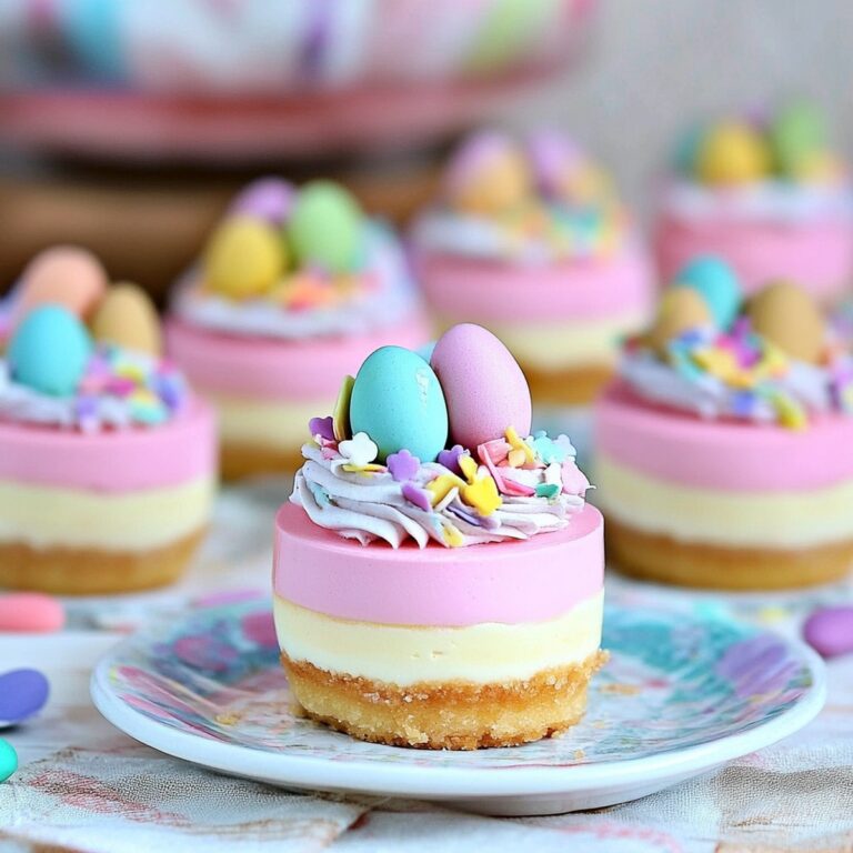 Easter No-Bake Mini Cheesecakes Recipe