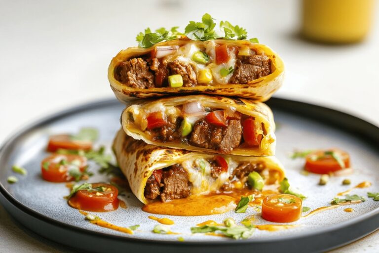 Savory Beef Stuffed Zucchini Boats Recipe