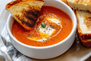 Cozy Leek, Mushroom, and Rice Creamy Soup Recipe