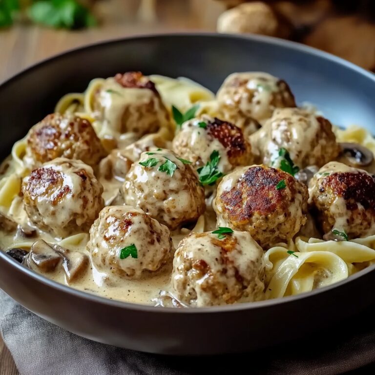 Hearty Mushroom Chicken Meatballs Recipe