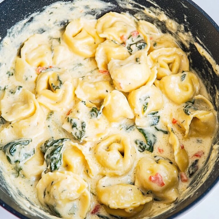 Creamy Tortellini with Spinach Recipe