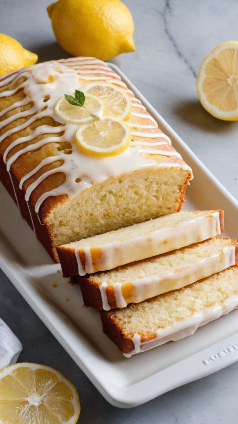 Sunshine Lemon Pound Cake Recipe