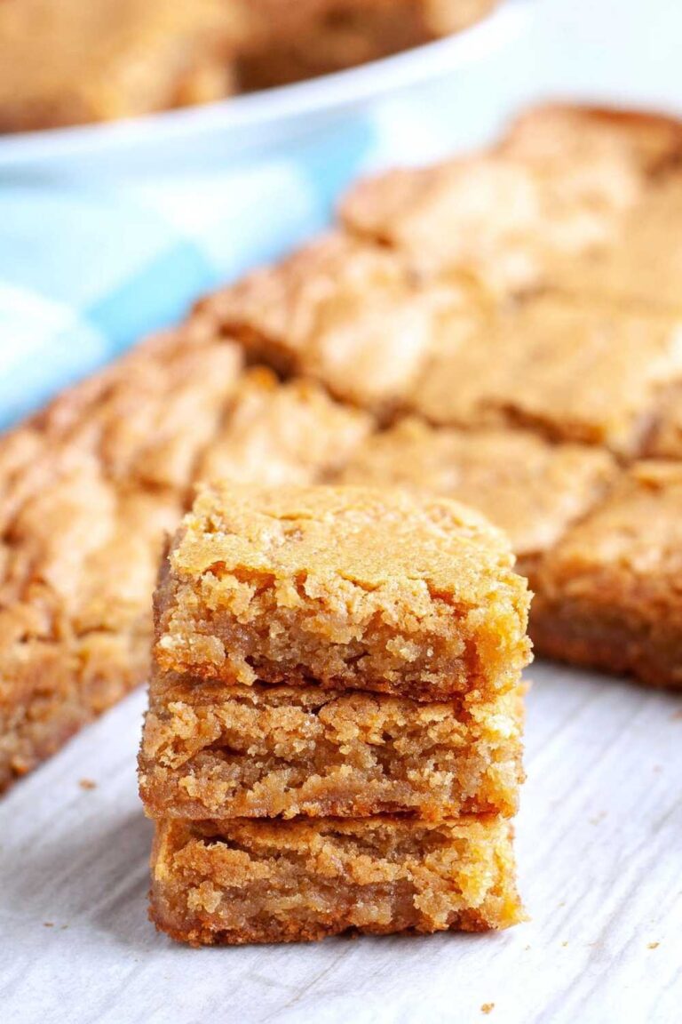 Gooey Butterscotch Brownies Recipe