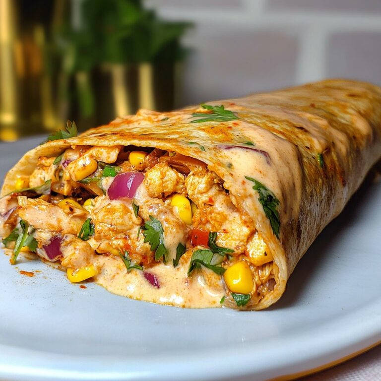 Spicy Sizzling Chicken Burrito Recipe