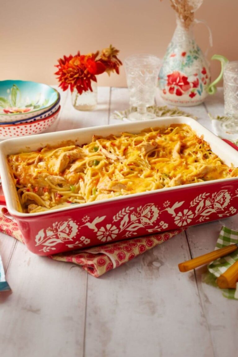 Hearty Pioneer Woman Chicken Spaghetti Casserole Recipe