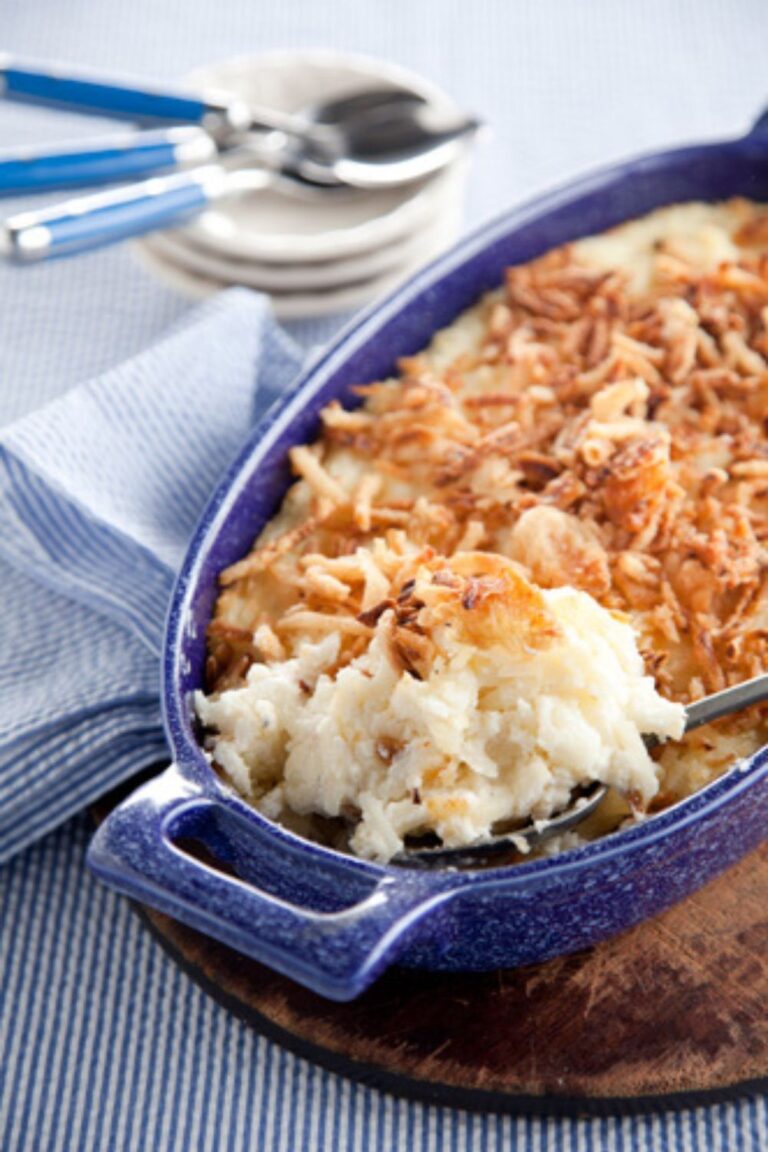 Creamy Paula Deen Mashed Potato Bake Recipe