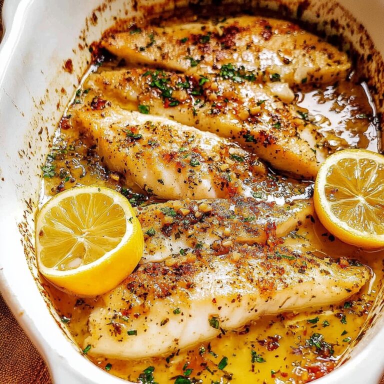 Garlic Butter Oven Baked Tilapia Recipe
