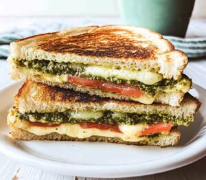 Pesto Grilled Cheese Recipe