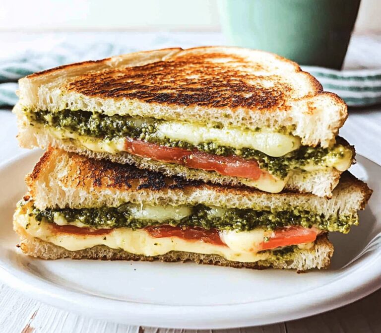 Pesto Grilled Cheese Recipe