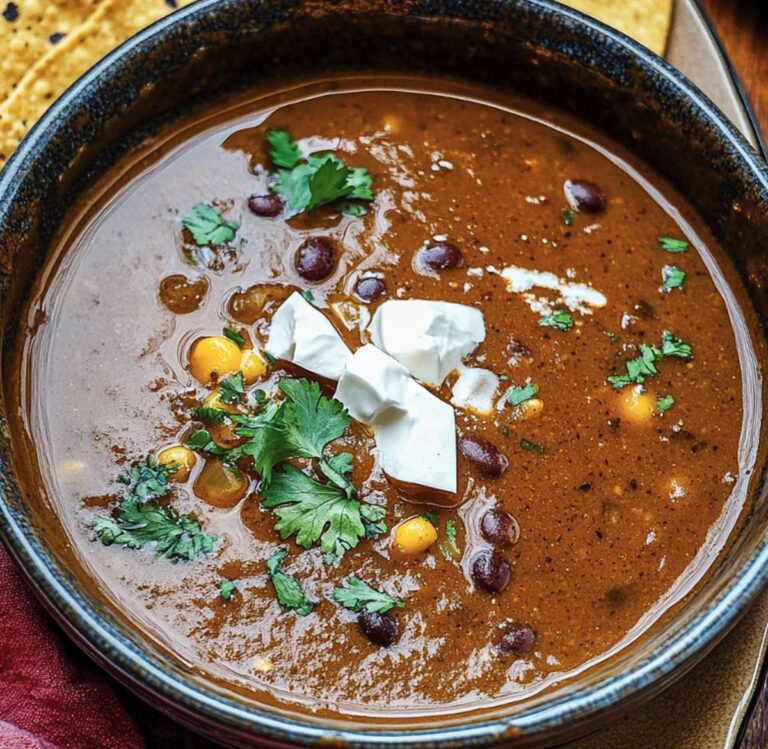 Mexican Style Black Bean Soup Recipe