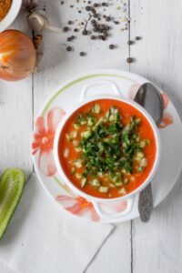 Vibrant Alton Brown Gazpacho Recipe