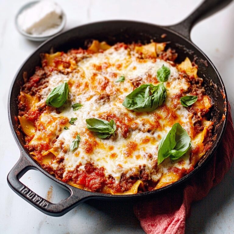 Speedy Skillet Lasagna Recipe