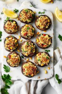 Elegant Julia Child Stuffed Mushrooms Recipe