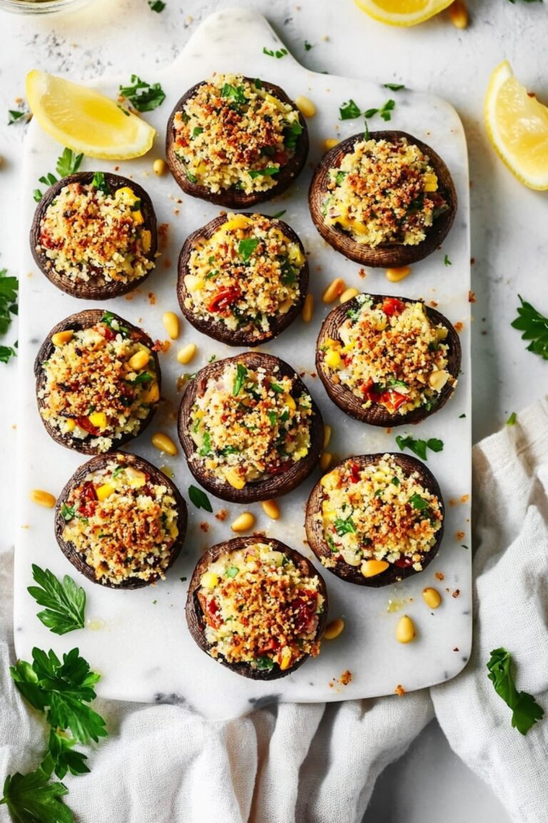 Elegant Julia Child Stuffed Mushrooms Recipe