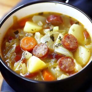 Cabbage, Sausage, And Potato Soup Recipe
