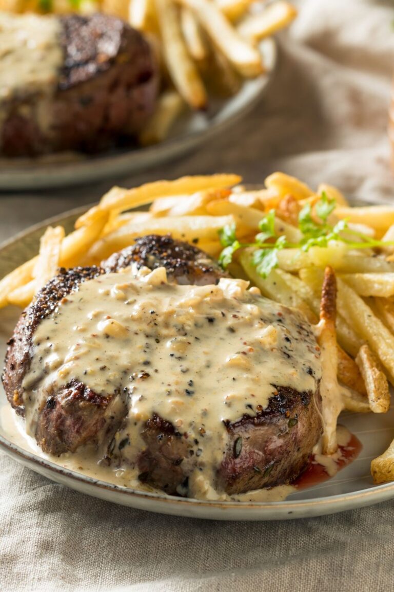 Legendary Alton Brown Steak Au Poivre Recipe
