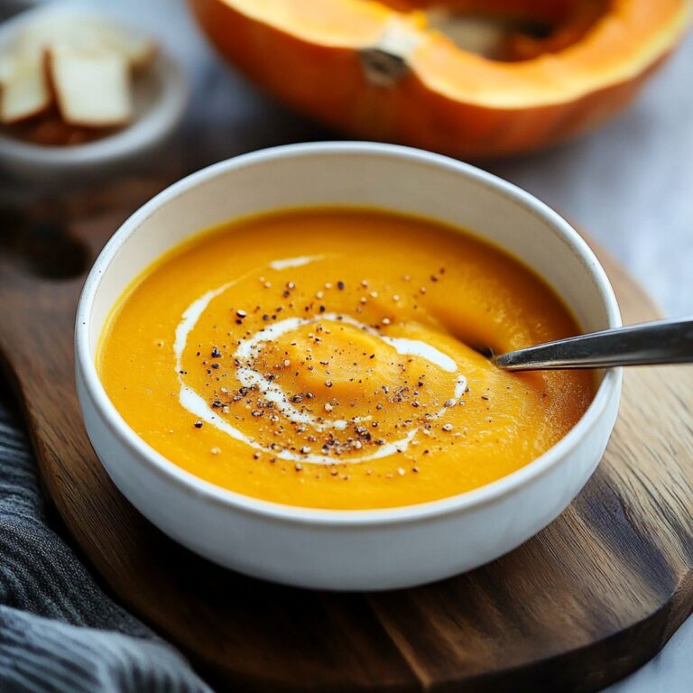 Roasted Butternut Squash Soup Recipe