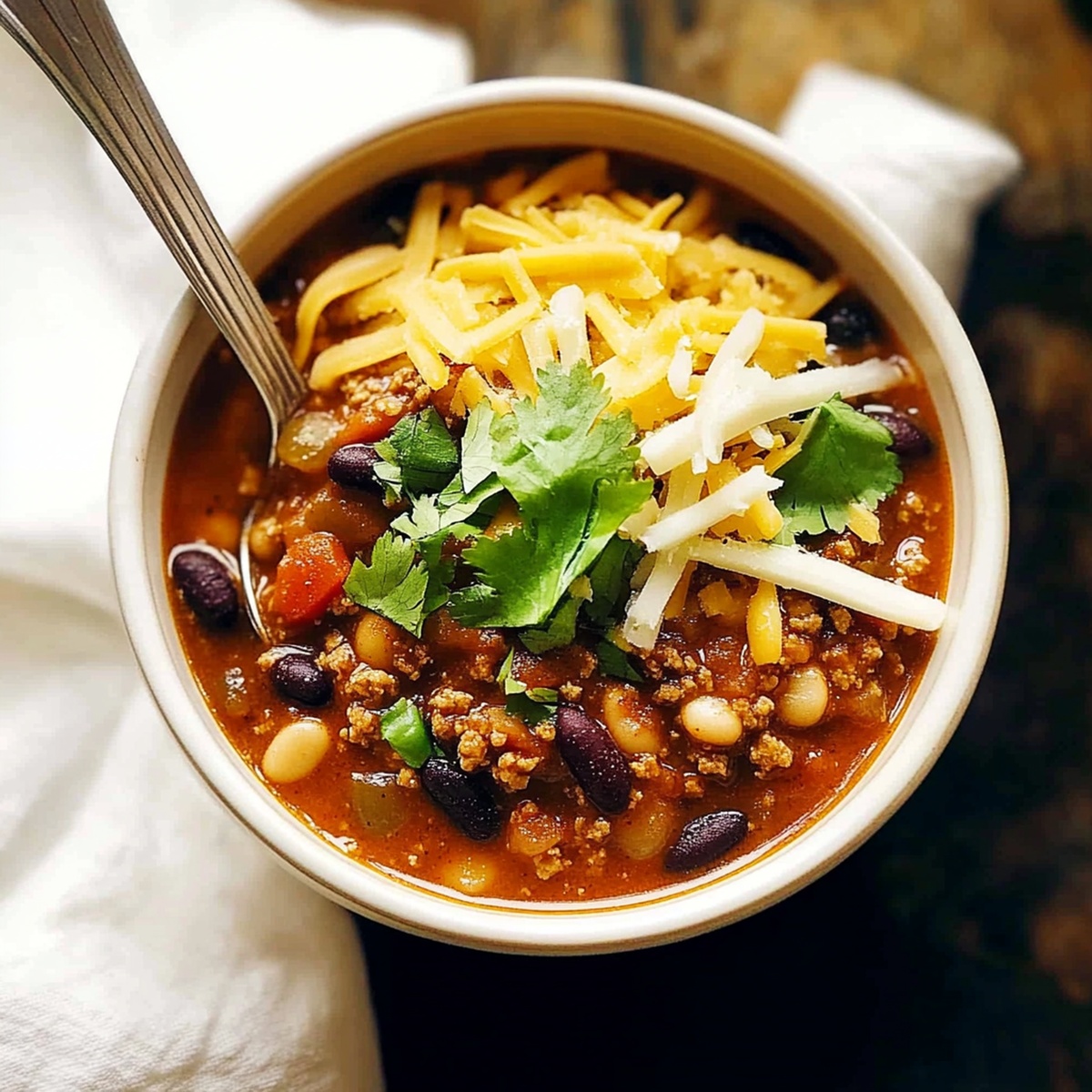 Spicy Ancho Turkey Chili Recipe