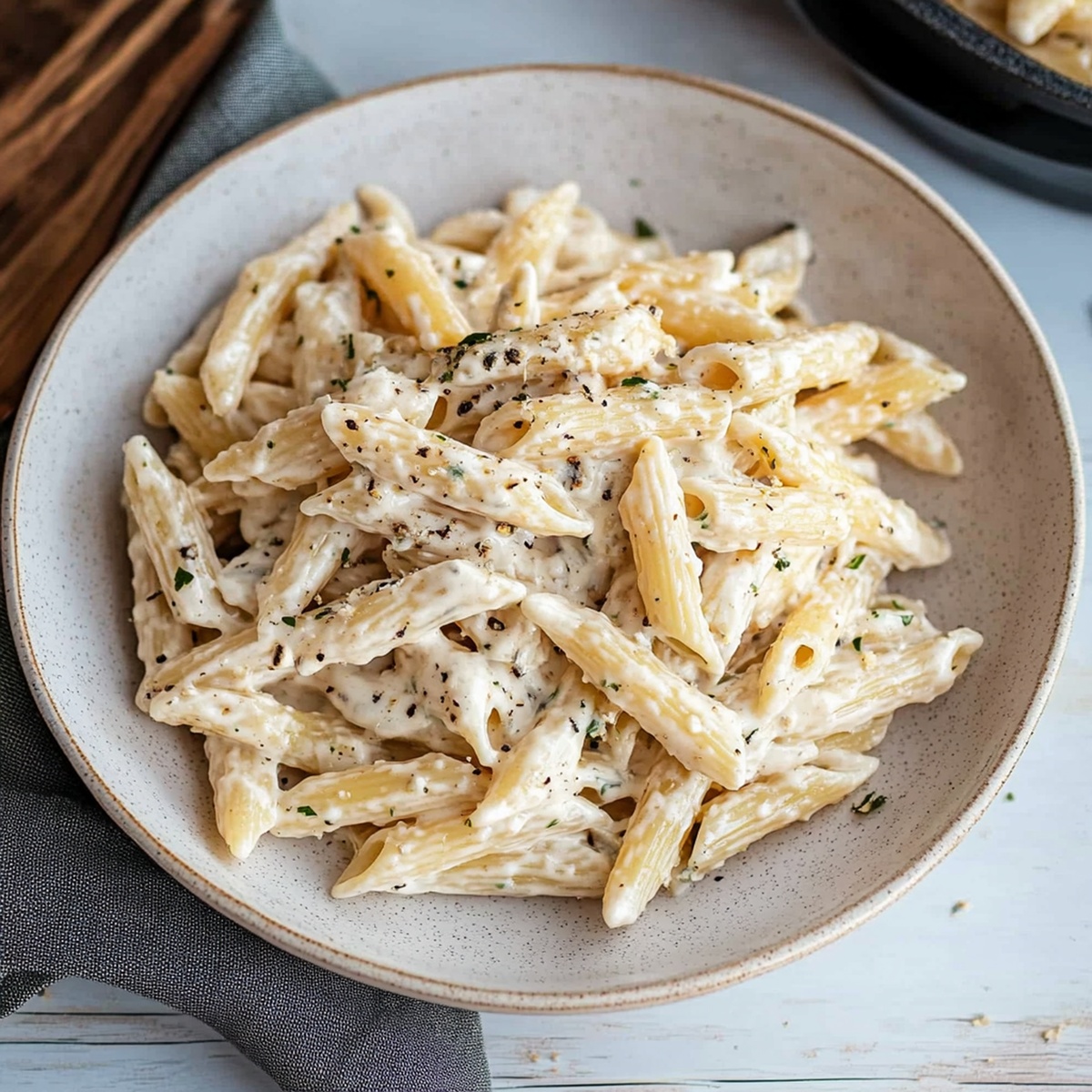 Creamy Garlic Pasta Recipe